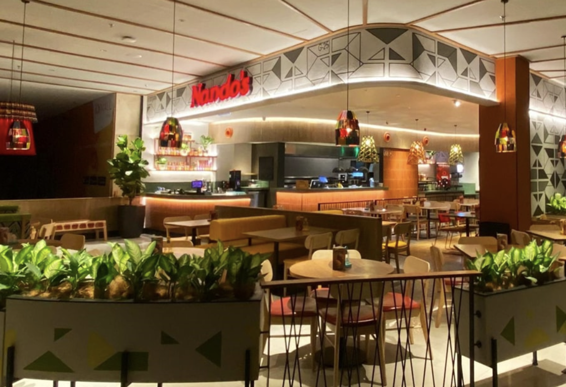 Nando's IOI Mall Kulai Johor fit-out