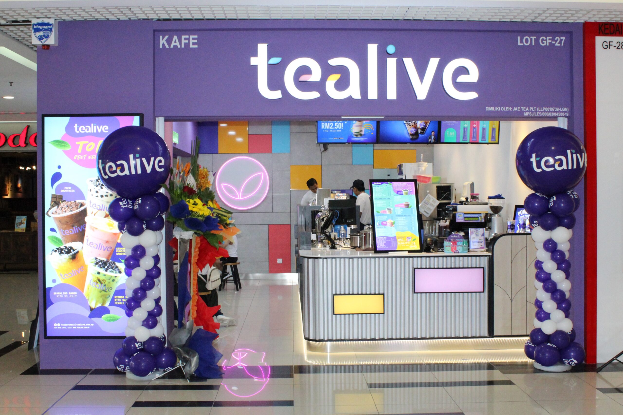 Tealive Outlet Fit-out